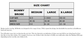 Health Products For You Maternity Nursing Bras Size Charts