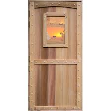 Arched Custom Sauna Door