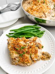 baked pork chops with mushroom gravy