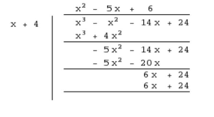 If X 4 Is A Factor Of X3 X2 14x 24 Find