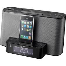 sony dock clock radio f ipod iphone