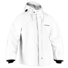 Details About Grundens Brigg 44 All Weather Hooded Jacket Parka White Select Size