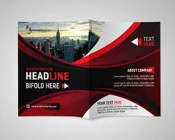 business brochure psd template with