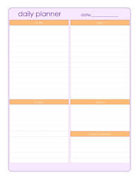 47 Printable Daily Planner Templates Free In Word Excel Pdf
