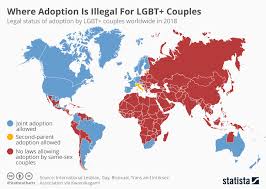 Chart Where Adoption Is Illegal For Lgbt Couples Statista
