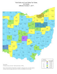 Total State And Local Sales Tax Rates By County State