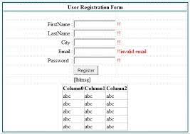 simple registration form in asp net