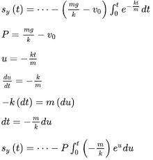 Deriving Vertical Motion Equations With