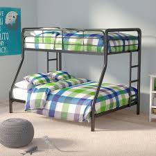 The top bunk can usually they're great for small bedrooms where you can stick them in a corner and have them integrated into. Corner Loft Bunk Beds Wayfair
