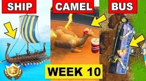 Southwest at b6, on top of the snowy mountain. Visit The Viking Ship A Camel And Crashed Battle Bus Fortnite Week 10 Challenge Where To Find Video Id 371e9c987e39cf Veblr Mobile