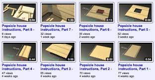I have had many comments from teachers about this simple craft so i decided to create this short tutorial on how to make it. 3d At Home 3d For Fun And Everyone Popsicle Stick Houses Popsicle House Popsicle Stick Crafts