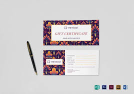 14 Business Gift Certificate Templates Free Sample Example