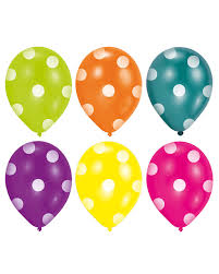 Colorful Dots Balloons 6 Pc Order Here Horror Shop Com