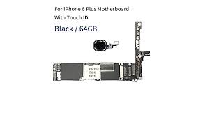 Iphone 6 replacement motherboard/ logic board ebay amazon. Factory Unlocked Motherboard For Iphone 6 Plus 16gb 64gb 128gb Ios Logic Board Original Mainboard With Touch Id For Iphone 6plus 64gb Black Amazon Ca Cell Phones Accessories