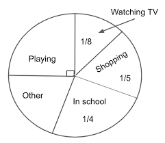 pie chart shows how prabhat spent