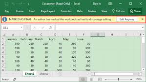Unable To Edit Excel Spreadsheet Easy Ways To Enable