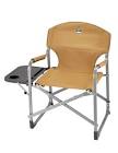 Prospector Aluminum Chair with Table, Assorted Woods