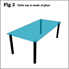 glass table top protector circle