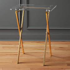 Novo Acrylic Modern Folding Table
