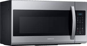 Samsung 1.9 Cu. Ft. Over-the-Range Microwave with Sensor Cook Stainless steel ME19R7041FS - Best Buy