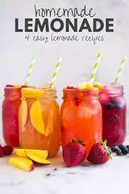 4 easy lemonade recipes