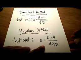 Stats Hypothesis Testing P Value