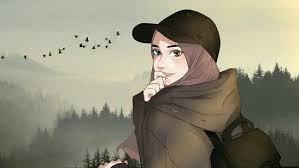 Gambar kartun cewek cantik berjilbab gambar kartun gadis. Foto Kartun Muslimah Cantik Berhijab