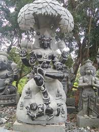 shivan stone large statue temple