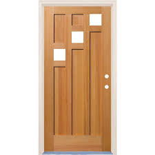 Unfinished Fir Wood Prehung Front Door