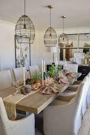 a natural muted boho chic spring table