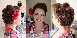 pinup victory rolls rockabilly events