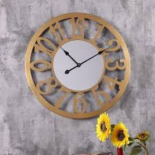 24 Inch Mirrored Wall Clocks For Living