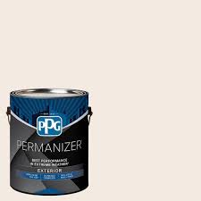 Permanizer 1 Gal Ppg1195 1 Pale Ecru Satin Exterior Paint