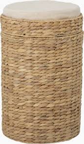 iva water hyacinth basket with lid