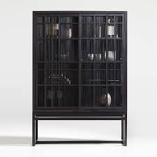 Highland Black Storage Cabinet With
