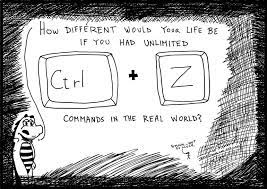 Ctrl z in the real world Drawing by Yasha Harari | Saatchi Art