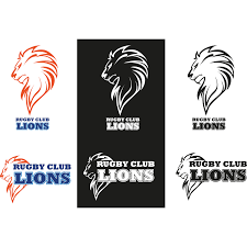 lions rugby club logo vector logo of