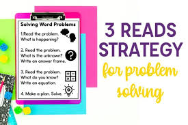 3 Reads Strategy For Successful Problem