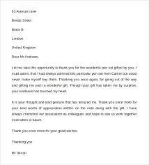 thank you letter for gift 9 free