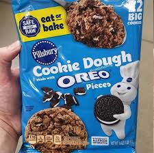 Christmas cookies that are easy to make and taste like eggnog? Pillsbury Cookie Dough With Oreo Pieces Is In Stores Now
