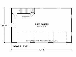 Carriage House With 3 Car Garage