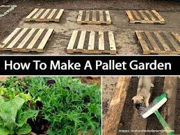 how to make a pallet garden