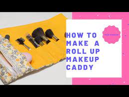 how to make a rollup makeup caddy you