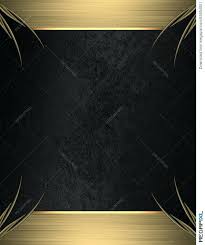 Blank Black And Gold Invitations Black Black And Gold Blank