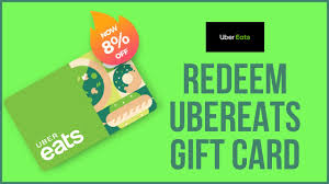 redeem uber eats gift card