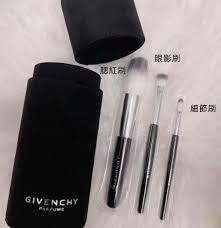 givenchy makeup brush three piece set