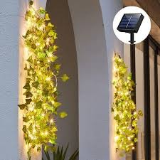 Solar Powered Ivy Fairy String Lights