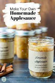 homemade unsweetened applesauce
