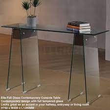 glass console table lazada