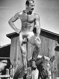 Vintage Muscle Men: Men and Horses